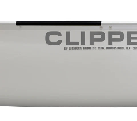 Clipper canoe gunnel protectors.