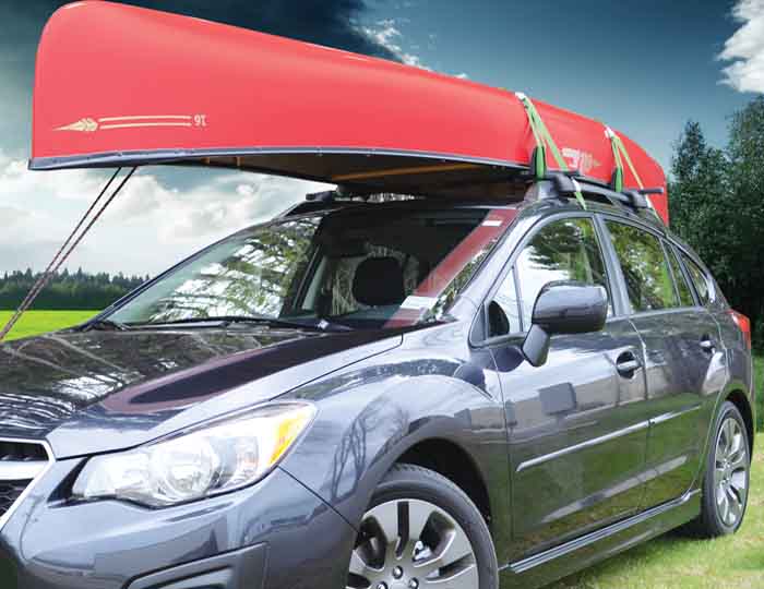 BigFoot Pro™ Canoe Carrier with Tie-Downs - Gunwale Brackets - Side Loading