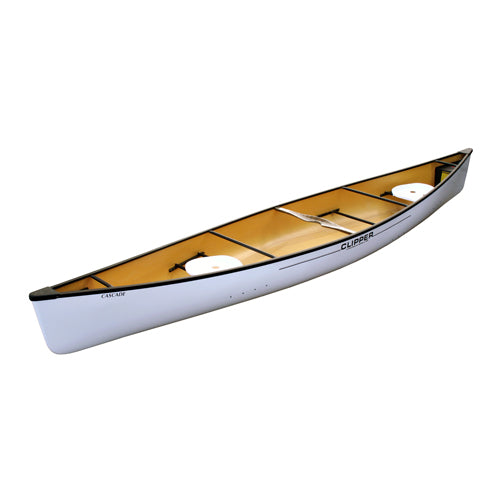 Clipper Canoe Cascade Kevlar White Angle