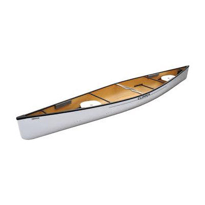 Clipper Tripper Canoe White Kevlar Angle
