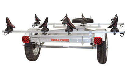 MicroSport™ LowBed™ 2 Kayak Trailer Package (2 Sets Saddle Up Pro™ & Spare Tire)