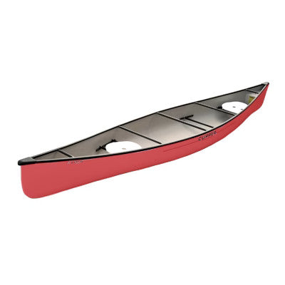 Clipper Canoe 17 ft Ranger Red Fiberglass