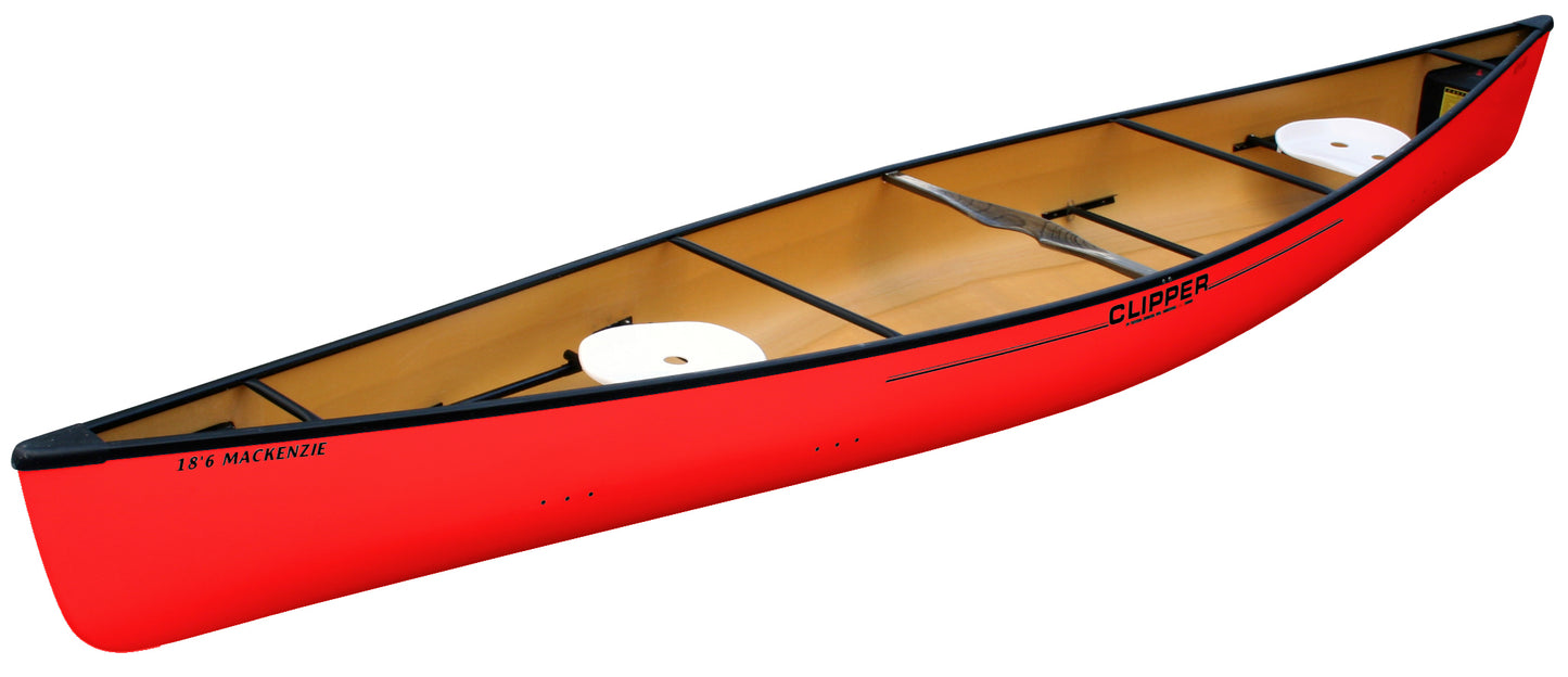 Clipper Canoe MacKenzie 18 ft Kevlar Red