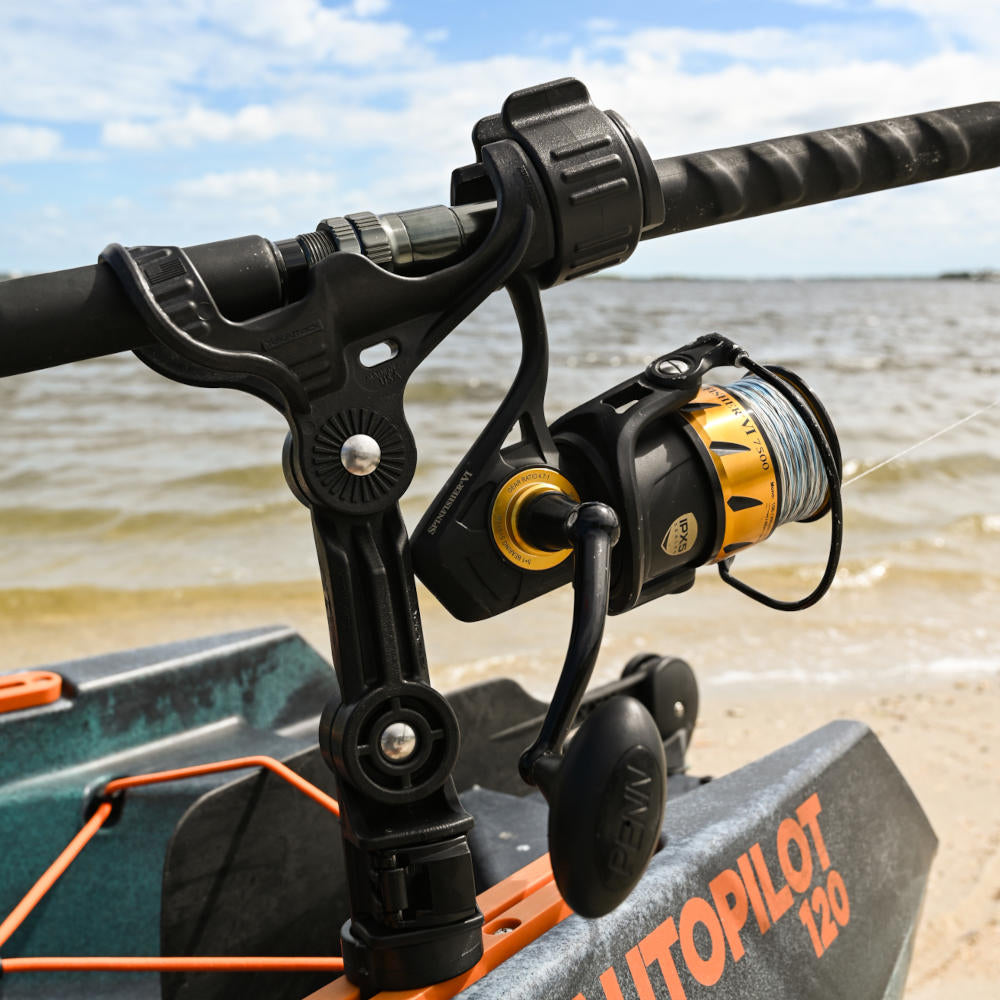 YakAttack Omega fishing rod holder.